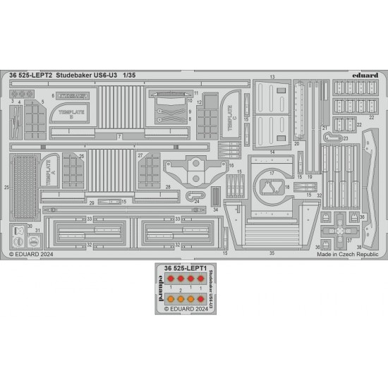 1/35 Studebaker US6-U3 Truck Detail Parts for ICM kits