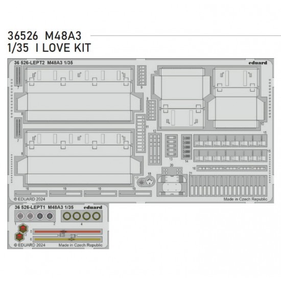 1/35 M48A3 Patton Tank Detail set for I Love Kit kits