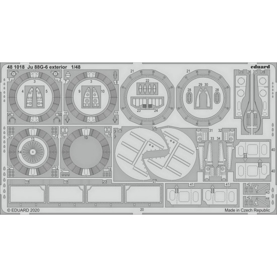 1/48 Junkers Ju 88G-6 Exterior Detail set for Dragon kits