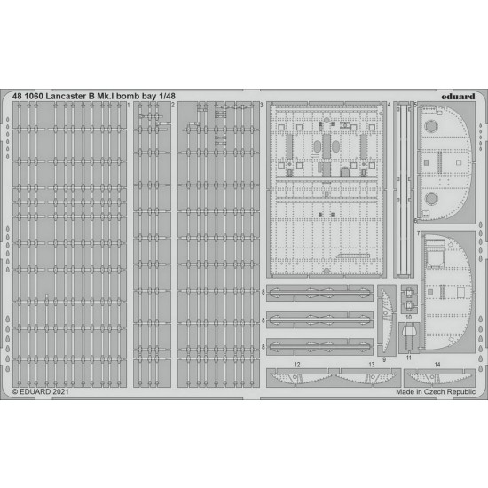 1/48 Avro Lancaster B Mk.I Bomb Bay Detail Set for HK Models