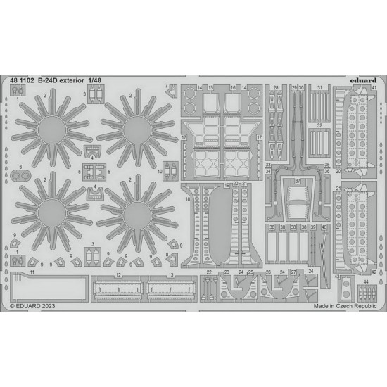 1/48 Consolidated B-24D Liberator Exterior Detail Set for Revell kits