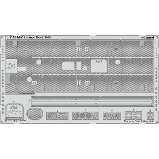 1/48 Mil Mi-17 Cargo Floor Detail Parts for AMK kits