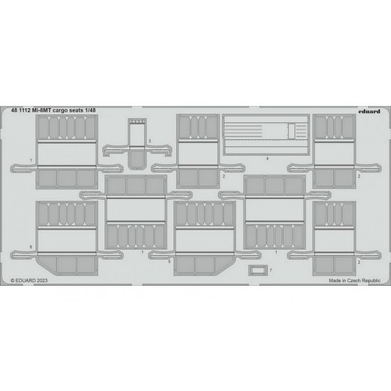 1/48 Mil Mi-8MT Cargo Seats for Trumpeter kits