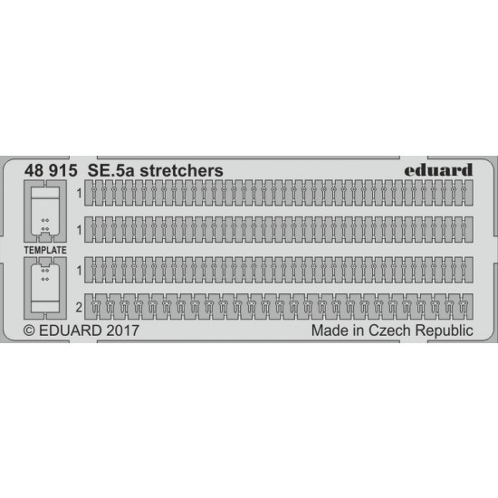 1/48 Royal Aircraft Factory S.E.5a Stretchers Detail Set for Eduard kit 