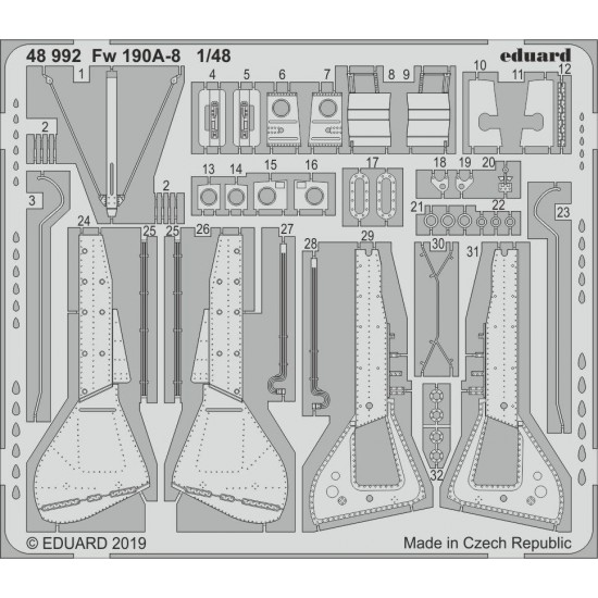 1/48 Focke-Wulf Fw 190A-8 Detail Set for Eduard kits