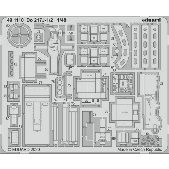 1/48 Dornier Do 217J-1/2 Detail Set for ICM kits