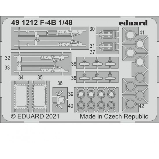 1/48 McDonnell Douglas F-4B Phantom II Detail Set for Tamiya kits