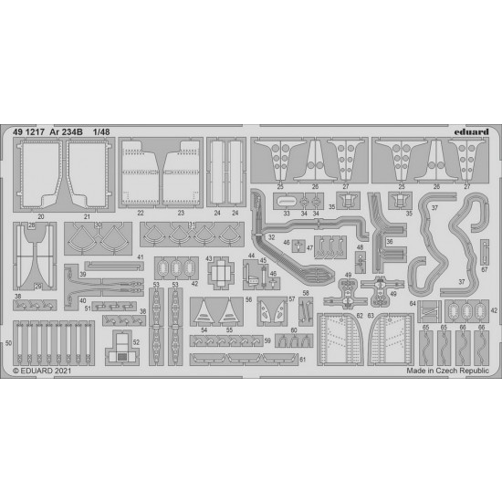 1/48 Arado Ar 234B Detail parts for Hasegawa/Hobby2000 kits