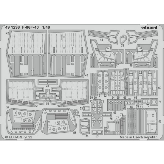 1/48 F-86F-40 Sabre Detail Set for Airfix kits