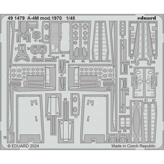 1/48 A-4M Skyhawk Mod. 1970 Detail set for Magic Factory kits