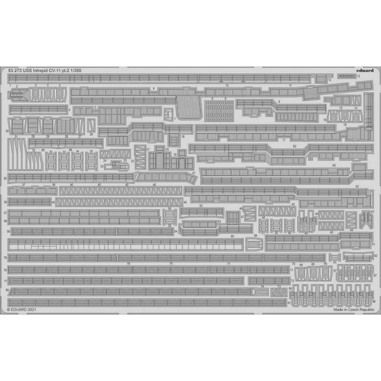 1/350 USS Intrepid CV-11 Aircraft Carrier pt.2 Detail parts for Trumpeter kits