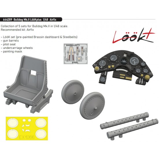 1/48 Bristol Bulldog Mk.II Detail Set for Airfix kits