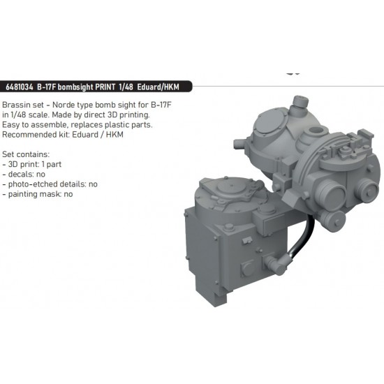 1/48 Boeing B-17F Flying Fortress Bombsight for Eduard/HK Models kits