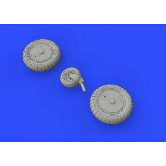 1/48 Bf 109G-6 Wheels Brassin set for Tamiya kits