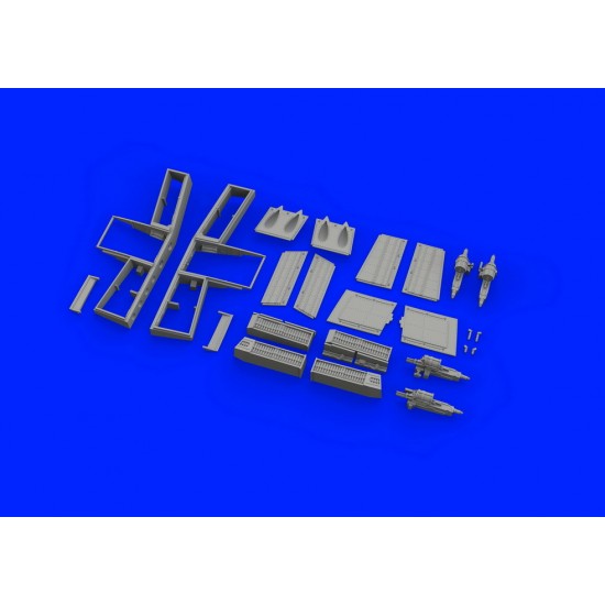 1/48 Hawker Tempest Mk.V Gun Bays Set (Brassin) for Eduard kits