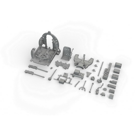 1/48 Mitsubishi A6M3 Zero Cockpit Set for Eduard kits