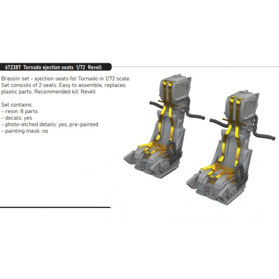 1/72 Tornado Ejection Seats for Revell kits