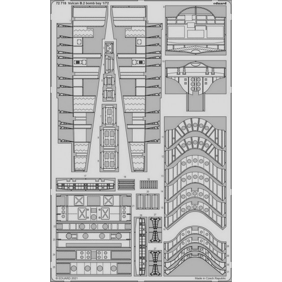 1/72 Avro Vulcan B.2 Bomb Bay Detail parts for Airfix kits