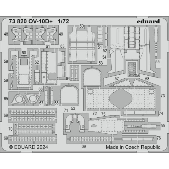 1/72 OV-10D+ Bronco Detail Parts for ICM kits