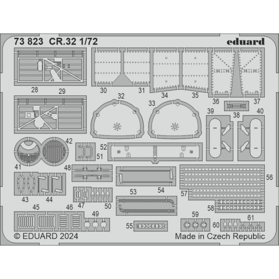 1/72 Fiat CR.32 Photo-etched set for Italeri kits