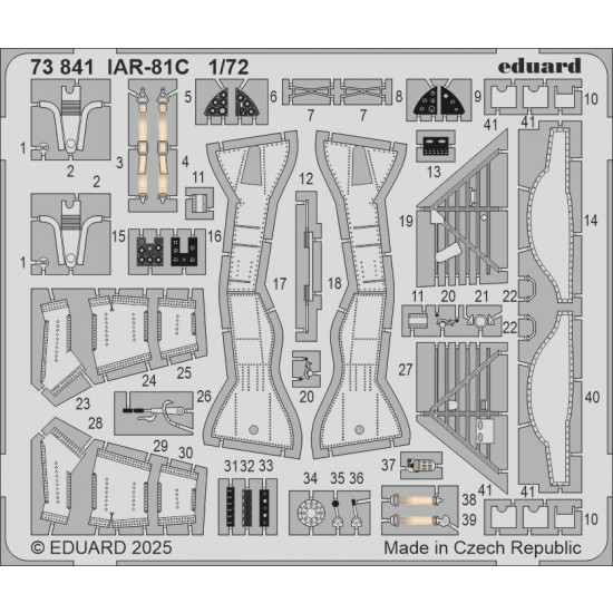 1/72 IAR-81C Fighter Photo-etched Detail set for IBG kits