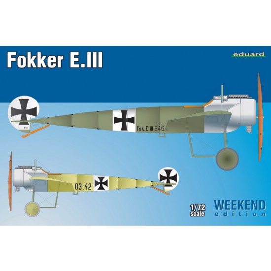 1/72 WWI German Fighter Aircraft Fokker E.III [Weekend Edition] 