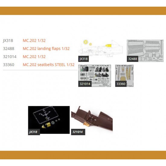 1/32 Mc.202 Super Detail Set for Italeri kits