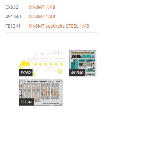 1/48 Mil Mi-8MT Super Detail Set for Zvezda kits