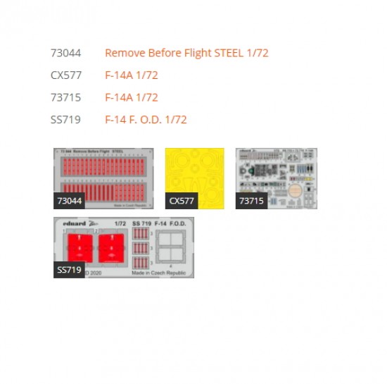 1/72 Grumman F-14A Tomcat Super Detail Set for G.W.H kits