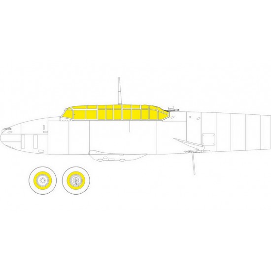 1/72 Messerschmitt Bf 110G-2 Masking for Eduard kits