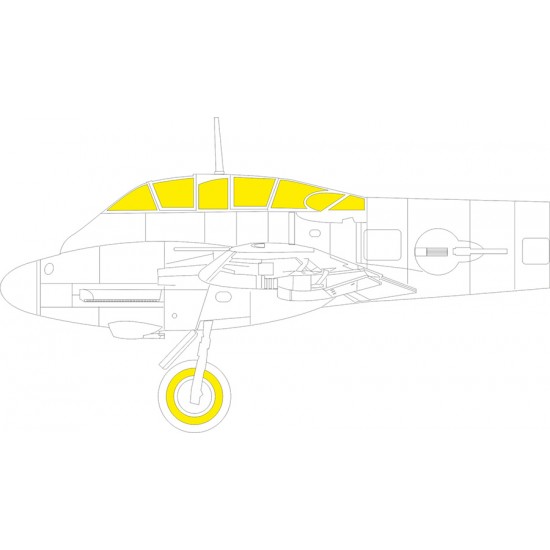 1/72 Messerschmitt Me 410A-1 Masks for Airfix kits