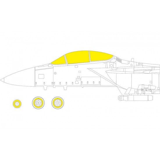 1/72 F-15J MSIP Eagle Masks for Fine Molds kits