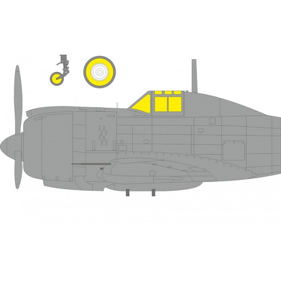 1/72 Reggiane Re.2002 Ariete Masking for Italeri kits