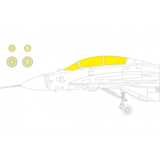 1/48 Mikoyan MiG-29K Masks for HobbyBoss kits