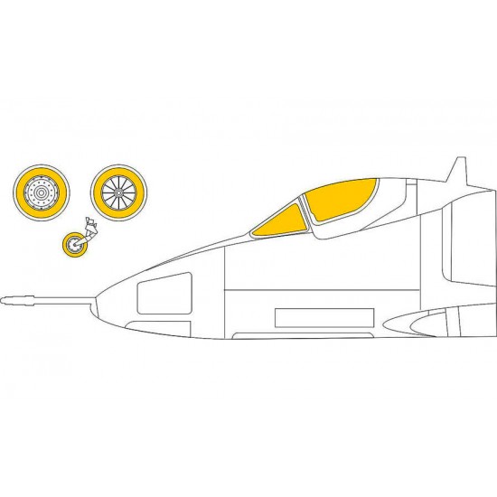 1/48 Douglas A-4C Skyhawk Masks for Hobby 2000 / Hasegawa kits