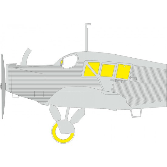 1/48 Junkers F.13 TFace Masking for Miniart kits