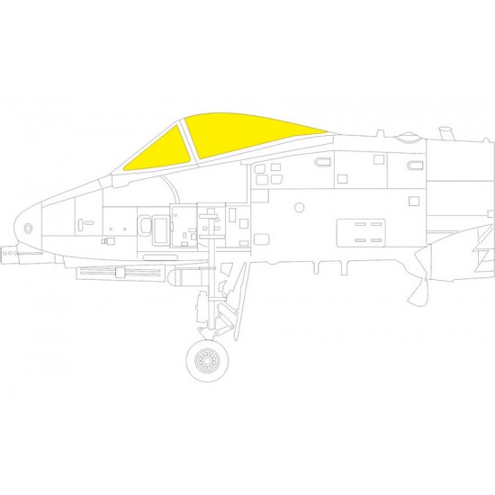 1/48 A-10A Paint Masks for Great Wall Hobby kits