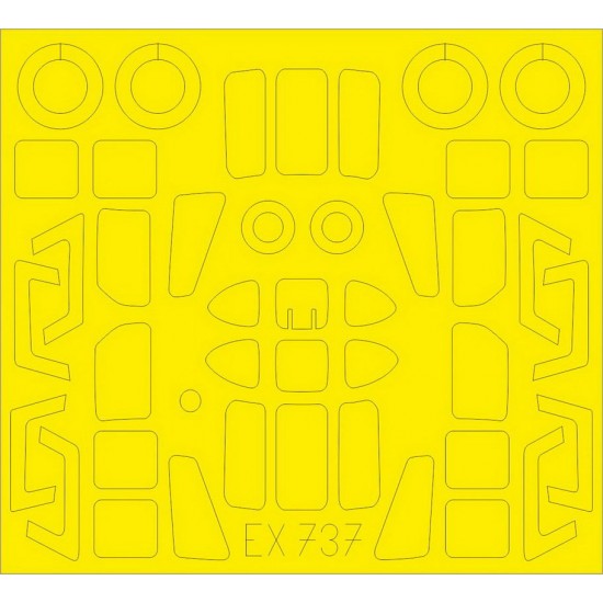 1/48 Sikorsky HH-34J Choctaw TFace Masking Sheet for Trumpeter kits