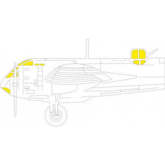 1/48 Bristol Blenheim Mk.I Paint Masking for Airfix kits