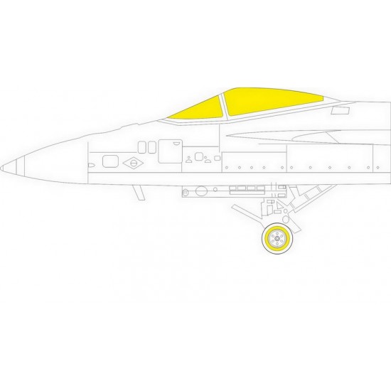 1/48 F/A-18E TFace Paint Masking for Meng kits