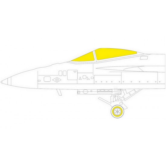 1/48 Boeing F/A-18E Super Hornet TFace Paint Masking for HobbyBoss kits