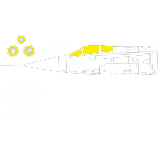 1/48 Lockheed F-104A/C Starfighter Paint Masking for Kinetic kits