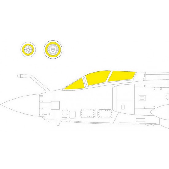 1/48 Blackburn Buccaneer S.2C/D Tface Masking for Airfix kits