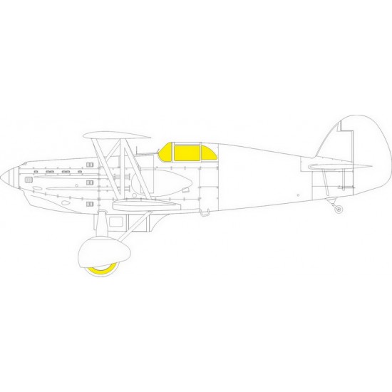 1/48 Avia B.534 IV Serie TFace Masking for Eduard kits