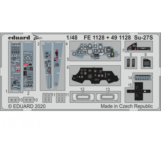 1/48 Sukhoi Su-27S Detail Set for Kitty Hawk kits