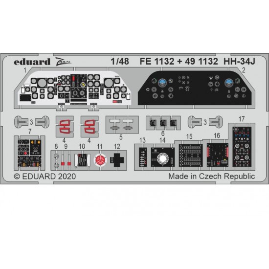 1/48 Sikorsky HH-34J Choctaw Detail Set for Trumpeter kits