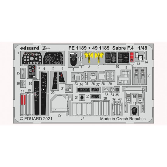 1/48 Canadair Sabre F.4 Detail set for Airfix kits