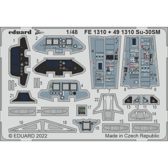 1/48 Sukhoi Su-30SM Detail set for Great Wall Hoby kits