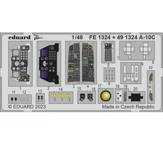 1/48 Fairchild Republic A-10C Thunderbolt II Detail set for HobbyBoss kits