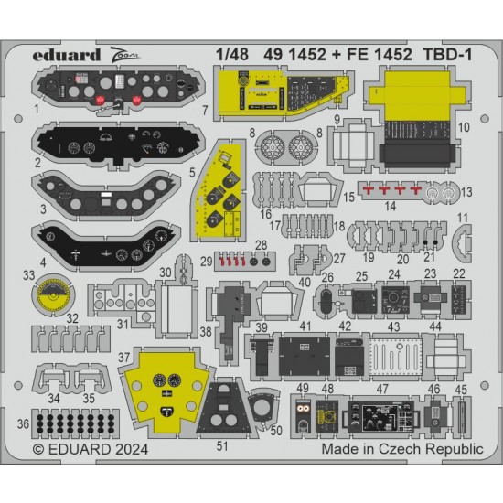 1/48 Douglas TBD-1 Devastator Detail set for HobbyBoss kits